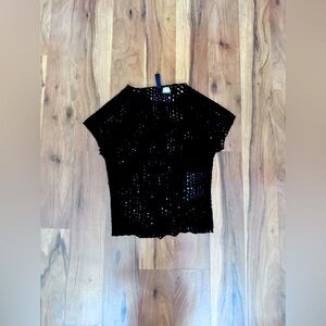 Divided by H&M Black Mesh top